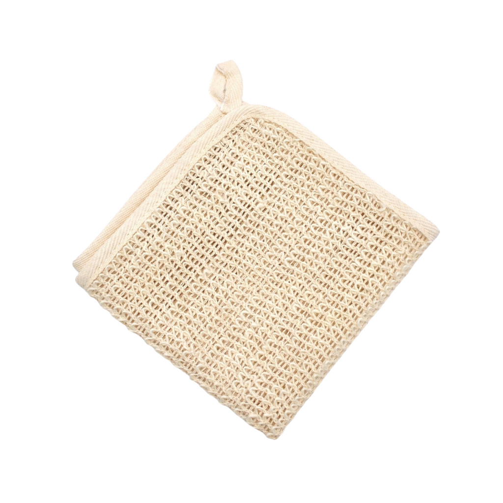 Natural Sisal Washcloth - Gentle Exfoliating Face and Body Cloth