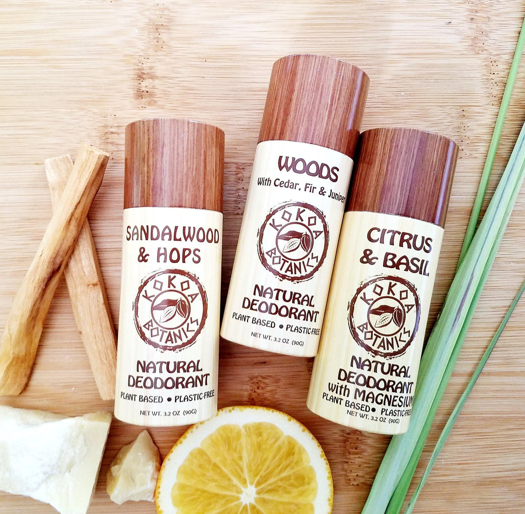 Natural Deodorant 3 Pack - Gift Set - Artisan Skin Care - Gift for Men