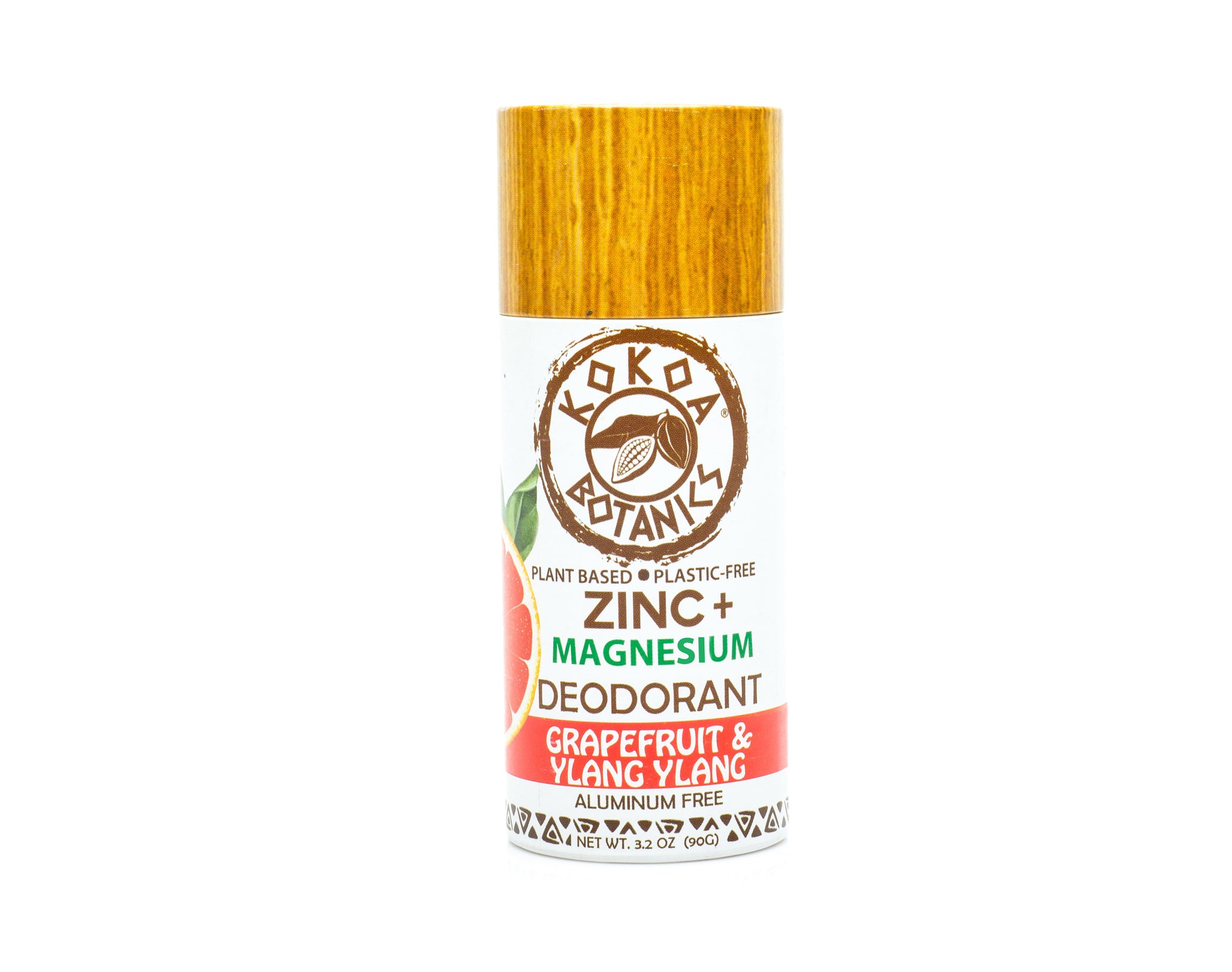 Grapefruit and Ylang Ylang - Natural Magnesium and Zinc Deodorant - Sensitive Skin 3.2 oz