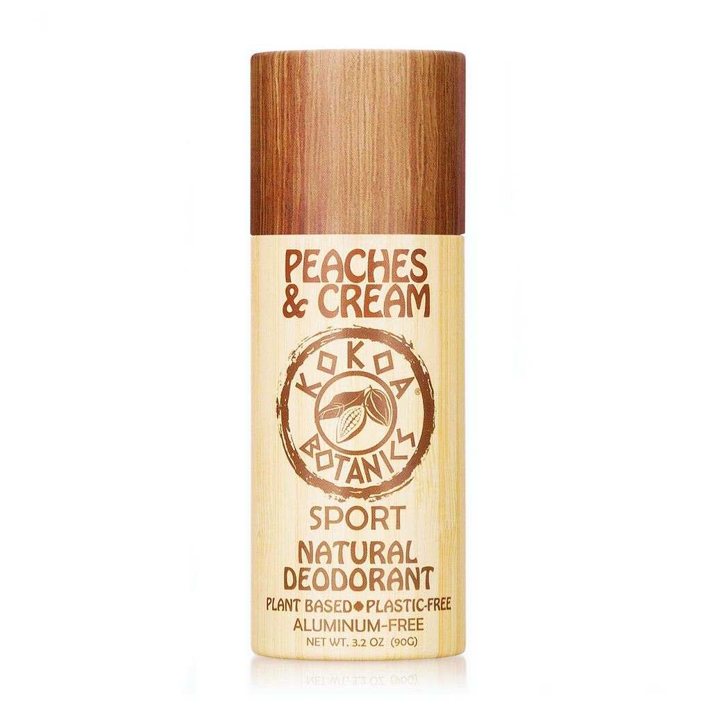 Peaches and Cream - Natural Deodorant - Organic - Aluminum-Free - Plastic-Free 3.2 oz