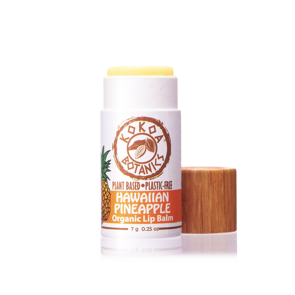 Hawaiian Pineapple - Natural Organic Lip Balm - Vegan - Plastic-Free  .25 oz