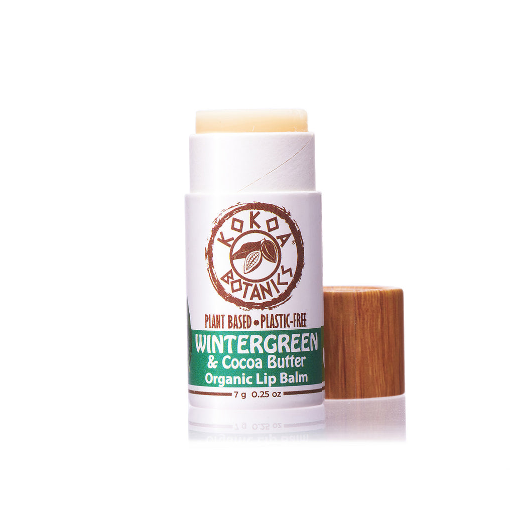 WINTERGREEN - Natural Organic Lip Balm - Plastic-Free .25 oz