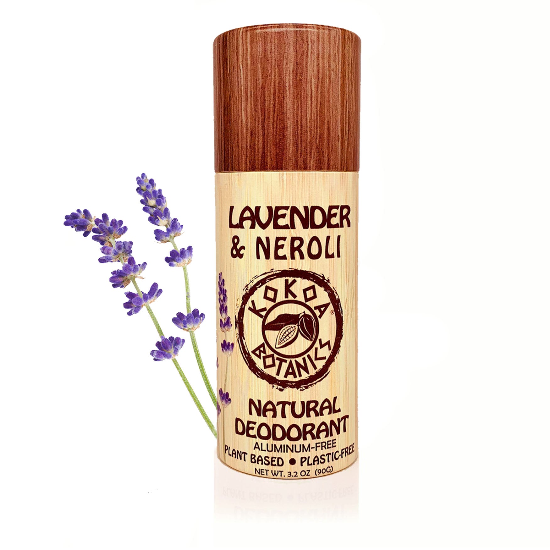 LAVENDER & NEROLI - Natural Deodorant - Sport - Aluminum-Free - Plastic-Free 3.2 oz
