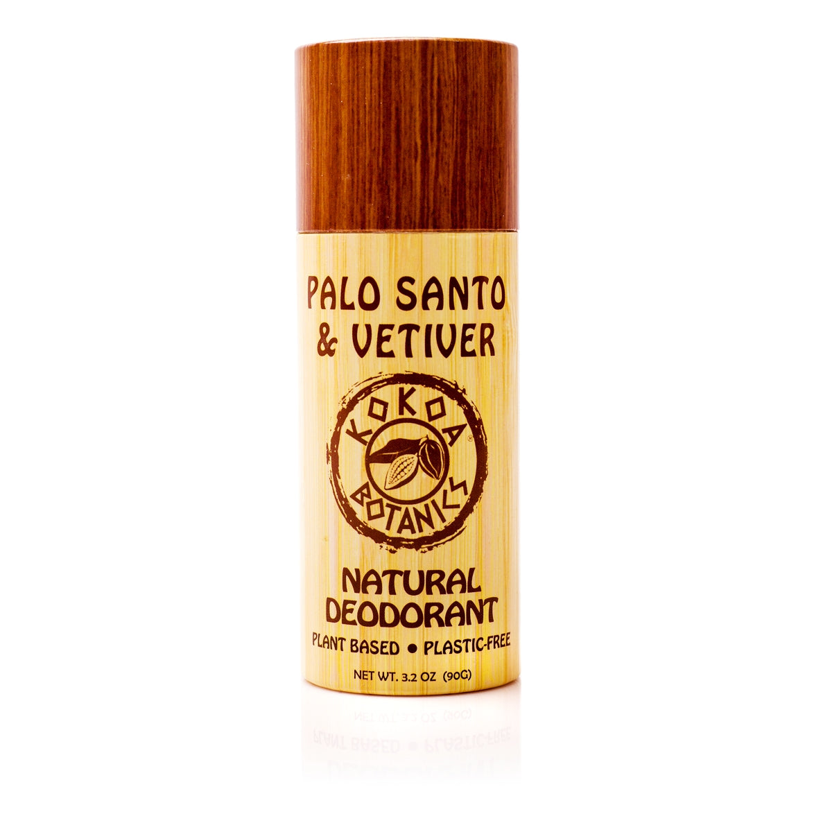 PALO SANTO & VETIVER - Natural Detox Deodorant - Sport - Plastic-Free - Aluminum-Free 3.2 oz